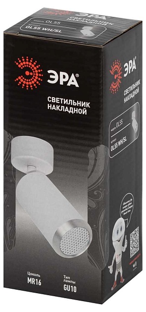 Спот ЭРА OL55 WH/SL Б0061890 Фото № 2