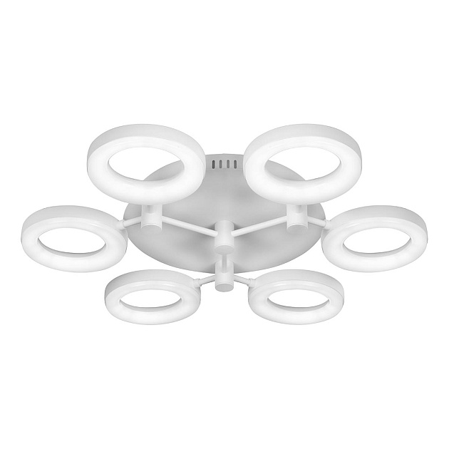 Потолочная светодиодная люстра iLedex Jomo FS-014-X6-(B) 72W WH Фото № 1