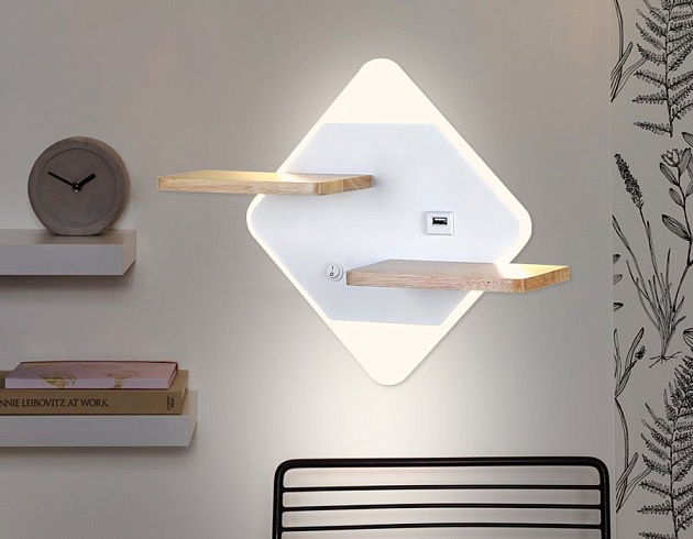 Настенный светодиодный светильник Ambrella light Wall FW100 Фото № 4