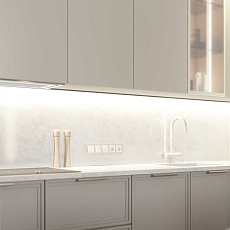 Рамка Werkel Senso на 5 постов шампань стекло soft-touch W0053111 4690389214295 1