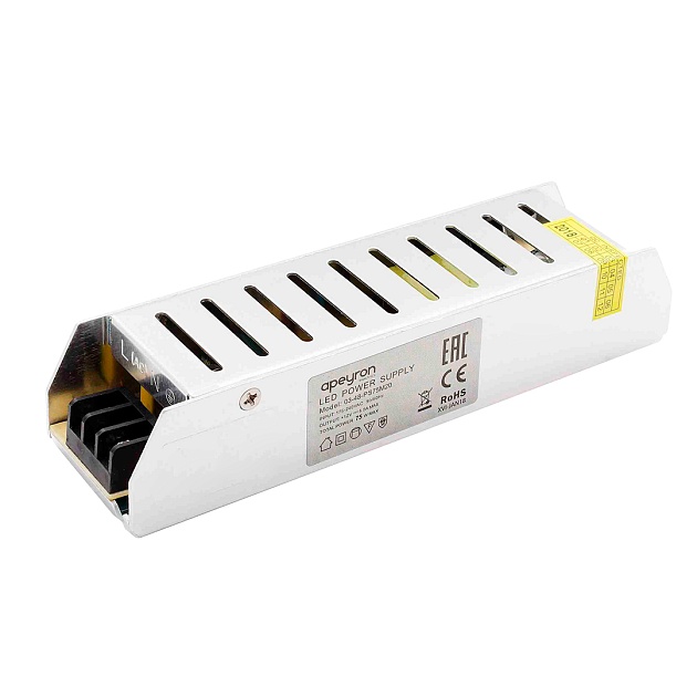 Блок питания Apeyron 12V 75W IP20 6,25A 03-48 Фото № 1