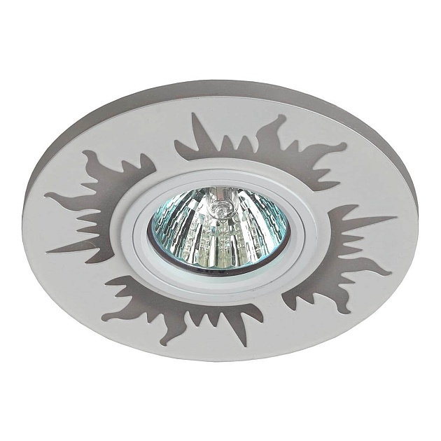 Встраиваемый светильник ЭРА с подсветкой DK LD30 WH /1 Б0046910 Фото № 1