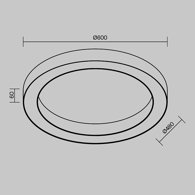 Потолочный светильник Maytoni Technical C093CL-45W4K-W Фото № 2