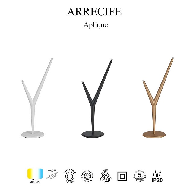Настольная лампа Mantra Arrecife 9222 Фото № 6
