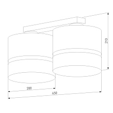 Потолочная люстра TK Lighting 6692 Paglia 2