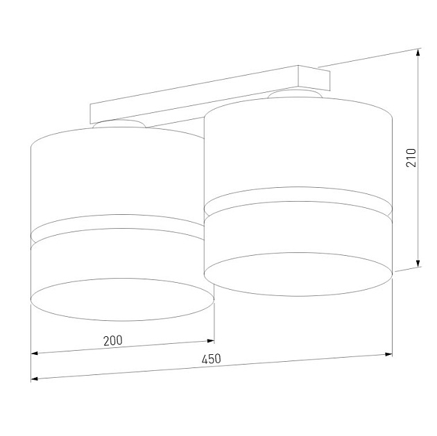 Потолочная люстра TK Lighting 6692 Paglia фото 3