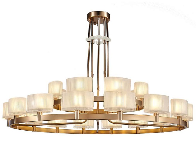 Подвесная люстра Newport Jessica 4338+16/C new gold М0070341 Фото № 1