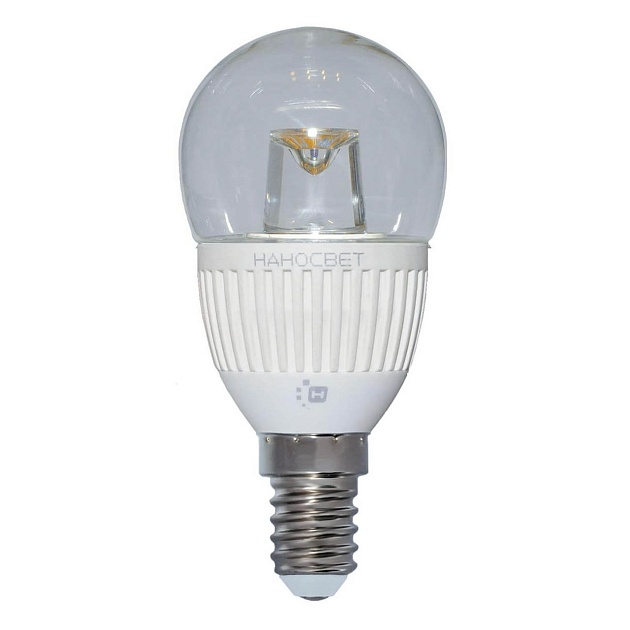 Лампа светодиодная Наносвет E14 5W 2700K прозрачная LC-P45CL-5/E14/827 L142 фото 