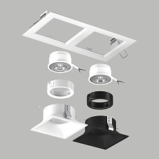 Комплект со светильником Lightstar Domino Quadro (214526+214506+214507+214006+214007) D5260607WBMOD 3