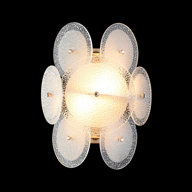 Бра Crystal Lux DANDELION AP2 GOLD Фото № 7