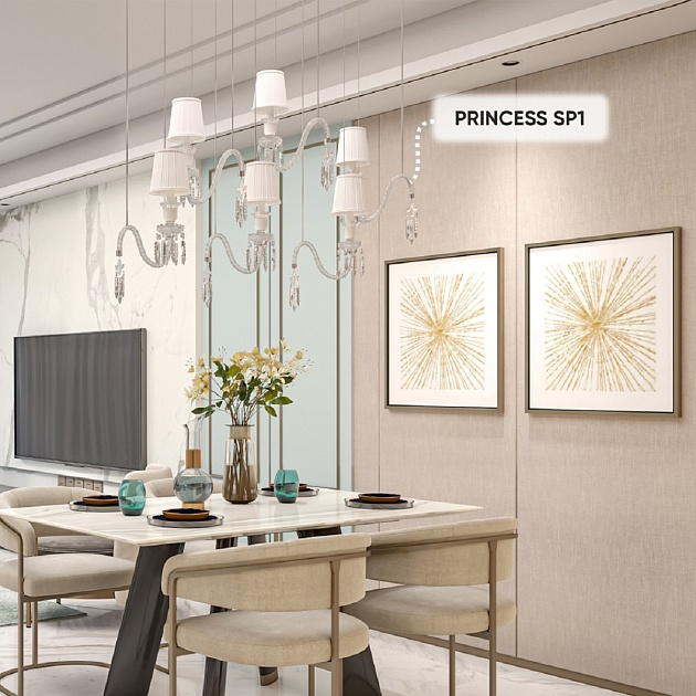 Подвесной светильник Crystal Lux Princess SP1 Фото № 9