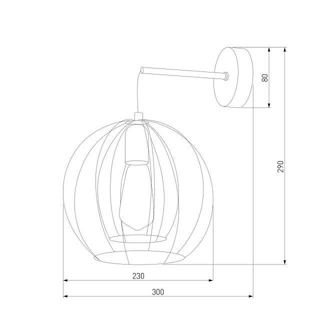 Бра TK Lighting 6596 Jaula фото 2