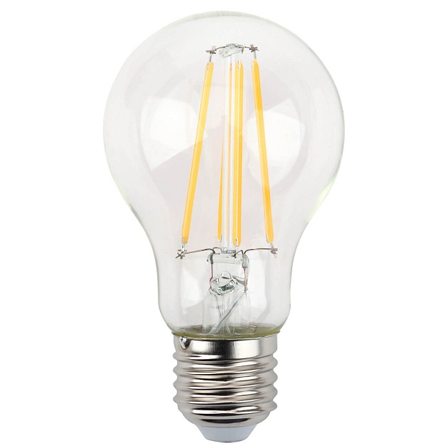 Лампа светодиодная филаментная ЭРА E27 13W 2700K прозрачная F-LED A60-13W-827-E27 Б0035027 фото 