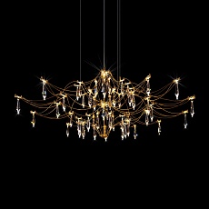 Подвесная люстра Loft IT Mira 10587/1000 Gold Asfour 3