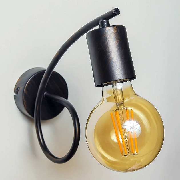 Бра Adilux Tango Black Patina 10130 Фото № 1