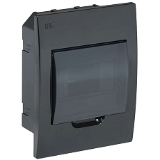 KREPTA 3 Корпус пластиковый ЩРВ-П-6 IP41 черный IEK MKP12-V-06-41-K02