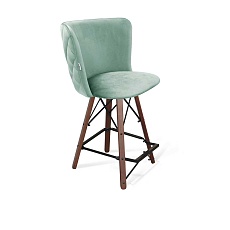 Полубарный стул Sheffilton SHT-ST36-3/S80-1 нежная мята/темный орех/черный 5468978402