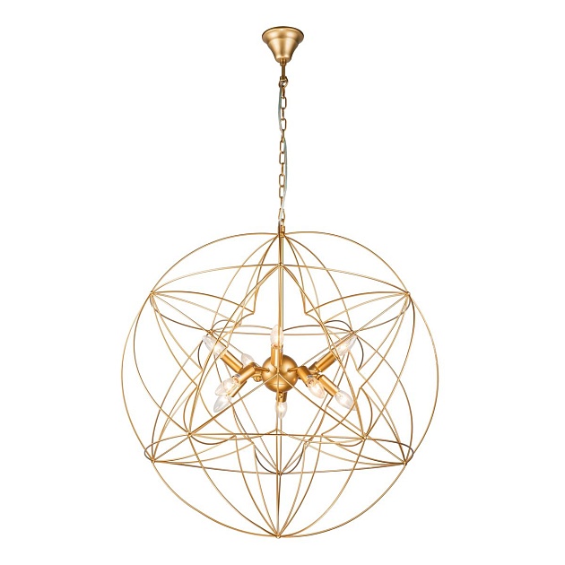 Подвесная люстра iLamp Element 8777-800 Gold Фото № 1