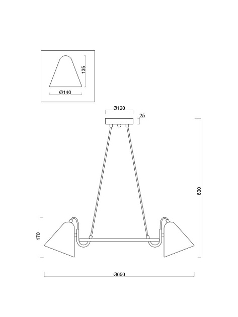 Люстра Freya FR8001PL-05WG Фото № 3