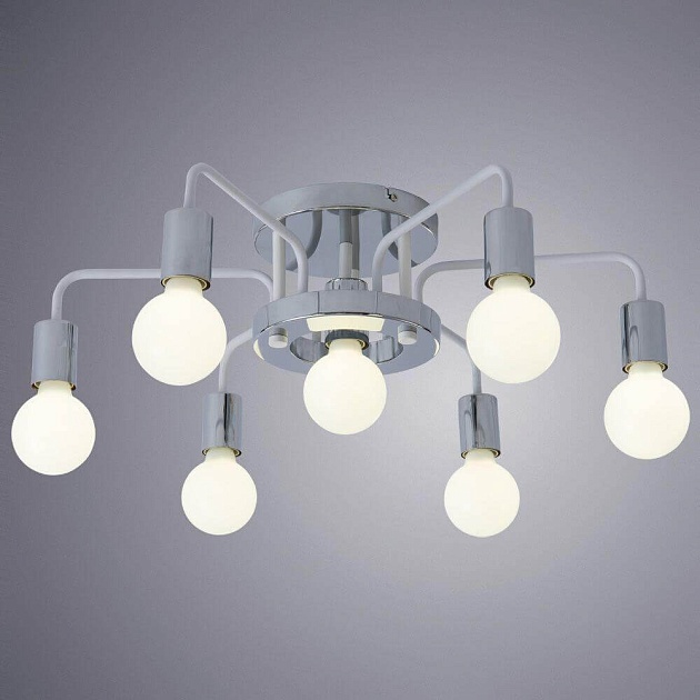 Потолочная люстра Arte Lamp A6001PL-7WH Фото № 3