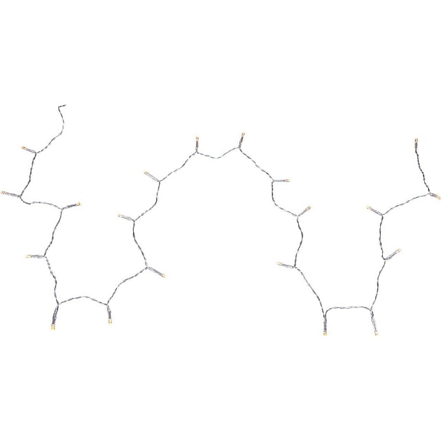 Светодиодная гирлянда Globo белая от батареек 29951-20 изображение 2 Светодиодная гирлянда Globo белая от батареек 29951-20 Фото № 2