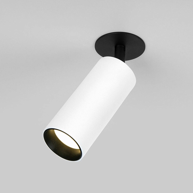 Встраиваемый светодиодный спот Elektrostandard Diffe 25052/Led белый/черный a058173 изображение 1 Встраиваемый светодиодный спот Elektrostandard Diffe 25052/Led белый/черный a058173 Фото № 1