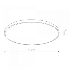 Потолочный светодиодный светильник Nowodvorski Agnes Round Led 8210 1