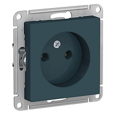 Розетка 2К Systeme Electric AtlasDesign 16A 250V изумруд ATN000841
