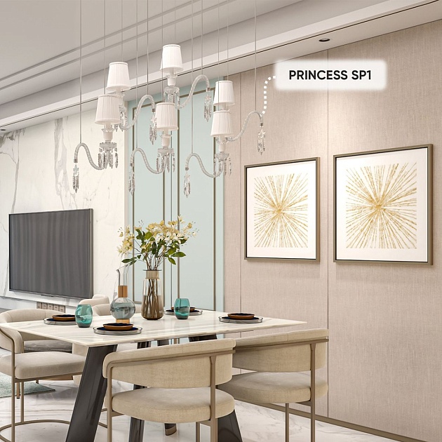 Подвесной светильник Crystal Lux Princess SP1 Фото № 7