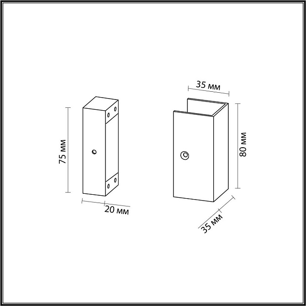Фиксатор Odeon Light Hightech Fino 7006/2F Фото № 2