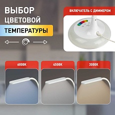 Настольная лампа ЭРА NLED-481-10W-W Б0048591 2