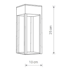 Уличный светодиодный светильник Nowodvorski Structure Led 8146 1