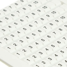 Маркеры для ЗНИ (JXB ST) с нумерацией 1-10 LD556-5 Stekker 49210 1