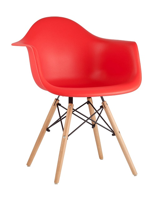 Стул Stool Group EAMES W красный DC-20070801 RED изображение 2 Стул Stool Group EAMES W красный DC-20070801 RED Фото № 2