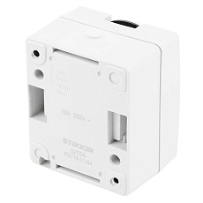 Розетка 1-местная с крышкой Stekker Велена PST16-11-54 32755 2