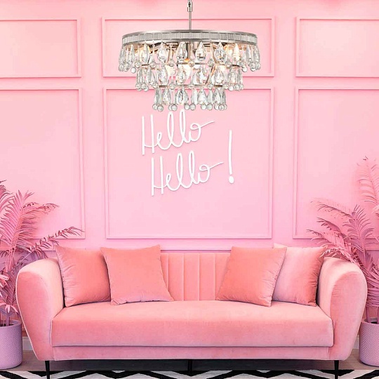 Подвесная люстра Vele Luce Augostina VL3253P06 изображение 8 Подвесная люстра Vele Luce Augostina VL3253P06 Фото № 8