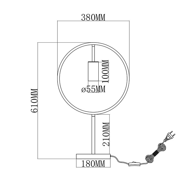 Настольная лампа Moderli Nasty V4070-1T Фото № 2