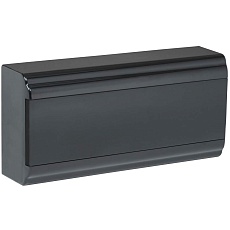 PRIME Корпус пластиковый ЩРН-П-18 модулей навесной черный IP41 IEK MKP13-N-01-18-41-K02
