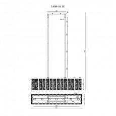 Подвесной светильник iLamp Panorama L4688-91 CR 1