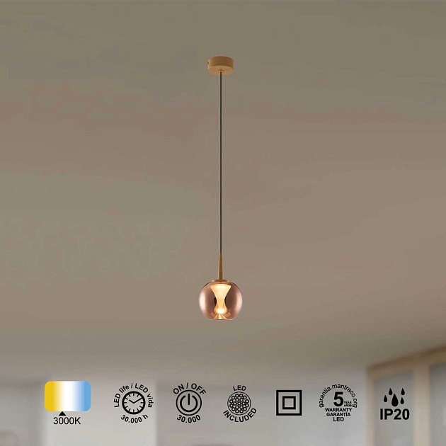 Подвесной светильник Mantra ANDROMEDA 9075 изображение 8 Подвесной светильник Mantra ANDROMEDA 9075 Фото № 8