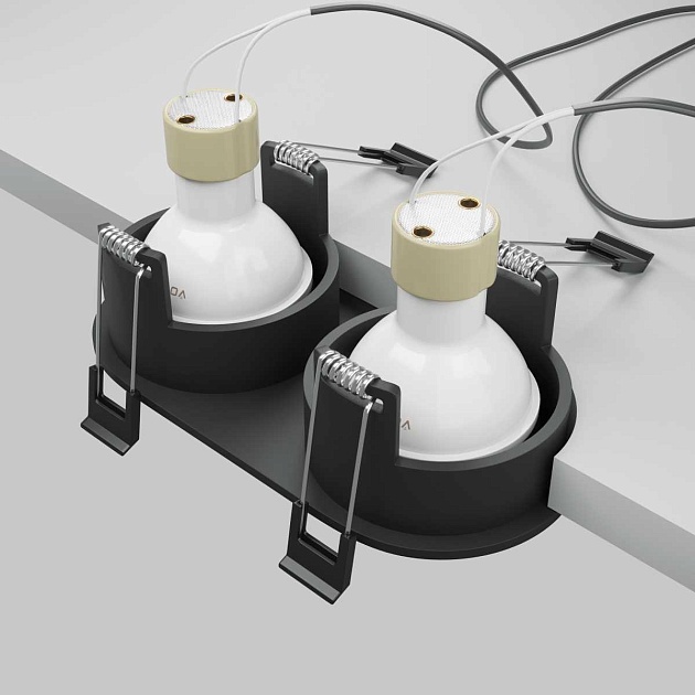 Встраиваемый светильник Maytoni Technical DL126-02-GU10-B изображение 7 Встраиваемый светильник Maytoni Technical DL126-02-GU10-B Фото № 7