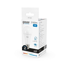 Лампа светодиодная Gauss E27 25W 6500K матовая 73235 3