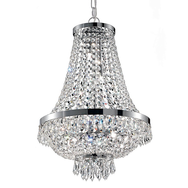 Подвесная люстра Ideal Lux Caesar SP6 Cromo 033532 изображение 1 Подвесная люстра Ideal Lux Caesar SP6 Cromo 033532 Фото № 1