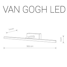 Подсветка для зеркал Nowodvorski Van Gogh Led 9347 1