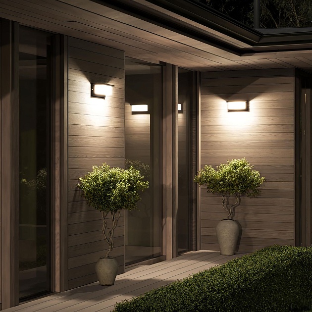 Уличный настенный светодиодный светильник ST Luce Combo SL9532.401.01 Фото № 5