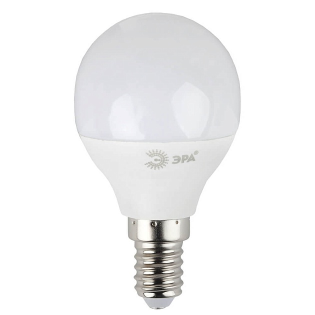 Лампа светодиодная ЭРА E14 7W 2700K матовая LED P45-7W-827-E14 Б0020548 фото 