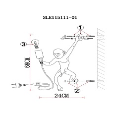 Бра Evoluce Tenato SLE115111-01 1