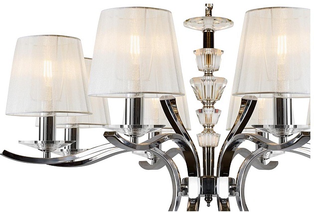 Подвесная люстра iLamp Omega RM5231/8CR Фото № 3