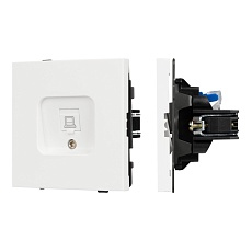 Механизм компьютерной розетки SCT-TENDO-MPC1-SFPL-WH (RJ-45, CAT6) Arlight 054594