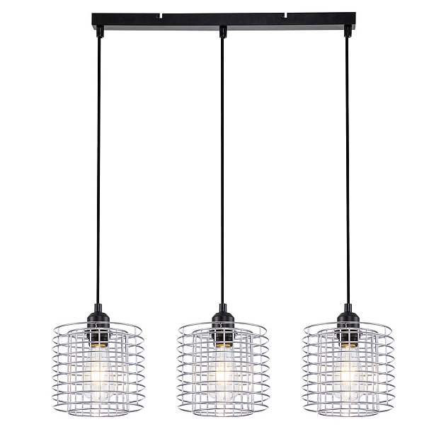 Подвесной светильник Escada Grid 10190/3S Chrome Фото № 1